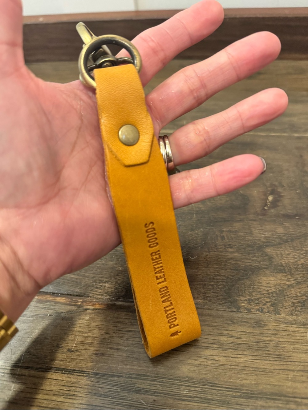 Portland Leather Goods Wristlet Keychain - Picture 5 of 7